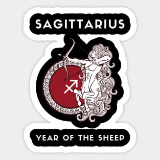 SAGITTARIUS / Year of the SHEEP Sticker